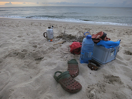 Survival Kettle, kuchenka turystyczna nad Bałtykiem
