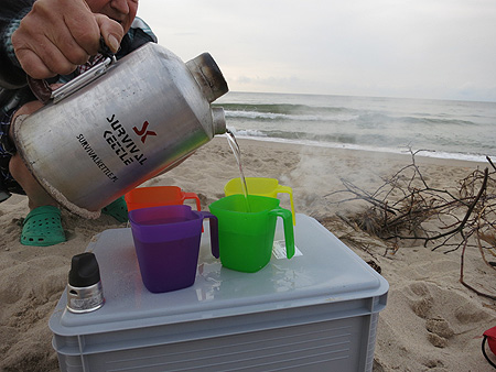 Survival Kettle, kuchenka turystyczna nad Bałtykiem