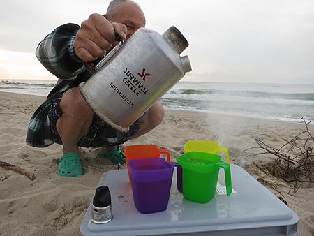 Survival Kettle, kuchenka turystyczna nad Bałtykiem