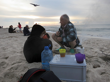 Survival Kettle, kuchenka turystyczna nad Bałtykiem