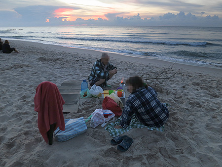 Survival Kettle, kuchenka turystyczna nad Bałtykiem