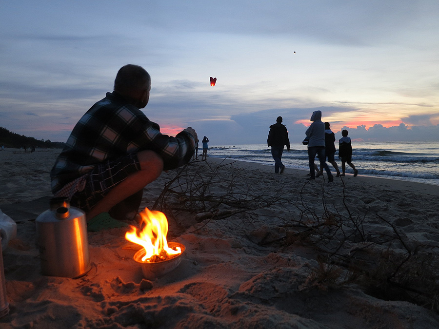 Survival Kettle, kuchenka turystyczna nad Bałtykiem
