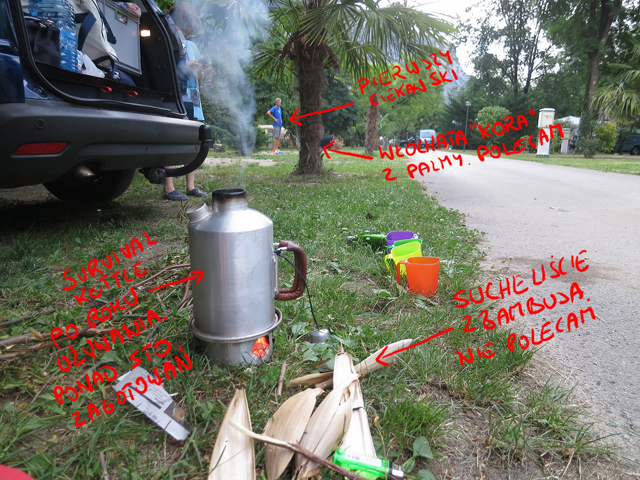 survival kettle we włoszek, kuchenka turystyczna